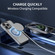 iPhone 14 Pro Max Transparent MagSafe Magnetic Holder Phone Case - Dark Blue