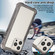 iPhone 14 Pro Max Transparent Matte TPU Hybrid PC 3-in-1 Phone Case - Grey