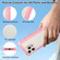 iPhone 14 Pro Max Transparent Matte TPU Hybrid PC 3-in-1 Phone Case - Pink