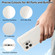iPhone 14 Pro Max Transparent Matte TPU Hybrid PC 3-in-1 Phone Case - White