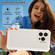 iPhone 14 Pro Max Transparent Matte TPU Hybrid PC 3-in-1 Phone Case - White