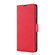 iPhone 14 Pro Max Ultra-thin Voltage Side Buckle Leather Phone Case - Red
