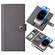 iPhone 14 Pro Max ViLi GHA-C Series RFID MagSafe Magnetic Flip Leather Phone Case - Grey