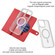 iPhone 14 Pro Max ViLi GHB-C Series RFID MagSafe Magnetic Flip Leather Phone Case - Red