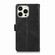 iPhone 14 Pro Max Wristband Card Slot Leather Phone Case - Black