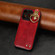 iPhone 14 Pro Max Wristband Leather Back Phone Case - Red