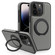 iPhone 14 Pro Max Yashi 360 Degree Rotating MagSafe Bracket Phone Case - Grey
