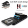 iPhone 14 Pro Max YM015 Crossbody Rhombic Card Bag RFID Phone Case - Black