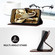 iPhone 14 Pro Max YX0060 Elephant Head Embossed Phone Leather Case with Lanyard - Coffee
