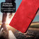 iPhone 14 Pro Max YX0080 Grid Butterfly Embossed Pattern Flip Leather Phone Case with Lanyard - Red