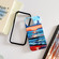iPhone 14 Pro 2 in 1 Detachable Oil Painting Sea Pattern Phone Case - Blue