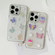 iPhone 14 Pro 3D Colorful Crystal Butterfly TPU Phone Case - Butterfly Pearl