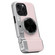 iPhone 14 Pro 3D Retro Bluetooth Camera Magsafe Mirror Phone Case - Pink