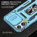 iPhone 14 Pro Armor PC + TPU Camera Shield Phone Case - Light Blue