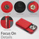 iPhone 14 Pro AwQuer Horizontal Flip Card Bag Holder Leather Phone Case - Red
