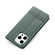 iPhone 14 Pro AZNS Magnetic Calf Texture Flip Leather Phone Case - Dark Green