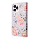 iPhone 14 Pro Bronzing Painting RFID Leather Case - Pastoral Rose