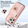 iPhone 14 Pro Card Slot Leather Phone Case - Pink
