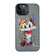 iPhone 14 Pro Cartoon Animal Graffiti PC + TPU Phone Case - Calico Cat
