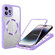 iPhone 14 Pro CD Texture MagSafe Phone Case - Purple