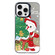 iPhone 14 Pro Christmas Series PC Full Coverage Pattern Phone Case - CK058 Black