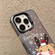 iPhone 14 Pro Christmas Series PC Full Coverage Pattern Phone Case - CK058 Black
