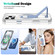 iPhone 14 Pro Clear Wristband Holder MagSafe Phone Case - Blue