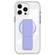 iPhone 14 Pro Clear Wristband Holder MagSafe Phone Case - Purple