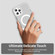 iPhone 14 Pro Color Blocking Series MagSafe Magnetic PC Hybrid TPU Phone Case - White