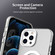 iPhone 14 Pro Color Blocking Series MagSafe Magnetic PC Hybrid TPU Phone Case - White