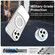 iPhone 14 Pro Color Blocking Series MagSafe Magnetic PC Hybrid TPU Phone Case - White