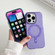 iPhone 14 Pro Colorful Series TPU+PC Magsafe Magnetic Phone Case - Purple