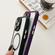 iPhone 14 Pro Colorful Two-Color Lens Film MagSafe Magnetic Horn Acrylic+TPU Case - Blue