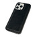 iPhone 14 Pro Cowhide Texture Back Cover Phone Case - Black