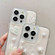 iPhone 14 Pro Cream Gum Decoden TPU Phone Case - Butterfly