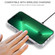iPhone 14 Pro Crystal Clear Frosted Phone Case - Transparent Black