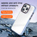 iPhone 14 Pro Crystal TPU Hybrid PC Phone Case - Transparent Blue