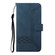 iPhone 14 Pro Cubic Skin Feel Flip Leather Phone Case - Blue