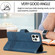 iPhone 14 Pro Cubic Skin Feel Flip Leather Phone Case - Blue