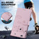 iPhone 14 Pro Cute Cats RFID Leather Phone Case - Rose Gold