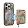 iPhone 14 Pro Denior D23 MagSafe Detachable Zipper Wallet Holder Phone Case - Blue