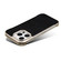 iPhone 14 Pro Denior MagSafe Genuine Leather Calf Texture Phone Case - Black