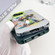 iPhone 14 Pro Double Layer Color Silver Series Animal Oil Painting Phone Case - Weightlifting Dog