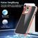 iPhone 14 Pro Dual-Color Carbon Fiber Acrylic Hybrid TPU Phone Case - Black