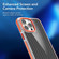 iPhone 14 Pro Dual-Color Carbon Fiber Acrylic Hybrid TPU Phone Case - Black