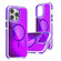 iPhone 14 Pro Dual-Color Gradient Discolor MagSafe Phone Case - Purple