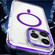 iPhone 14 Pro Dual-color MagSafe TPU Hybrid Clear PC Shockproof Phone Case - Purple
