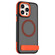 iPhone 14 Pro Dual-Color Skin Feel Magsafe Phone Case with Holder - Orange