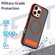 iPhone 14 Pro Dual-Color Skin Feel Magsafe Phone Case with Holder - Orange