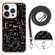iPhone 14 Pro Electroplating Dual-side IMD Phone Case with Lanyard - Equation